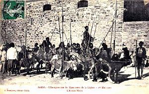 SAIDA - LEGION - INAUGURATION MONUMENT - ARMEE NOIRE - 1910 